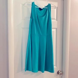 Lightweight teal dress